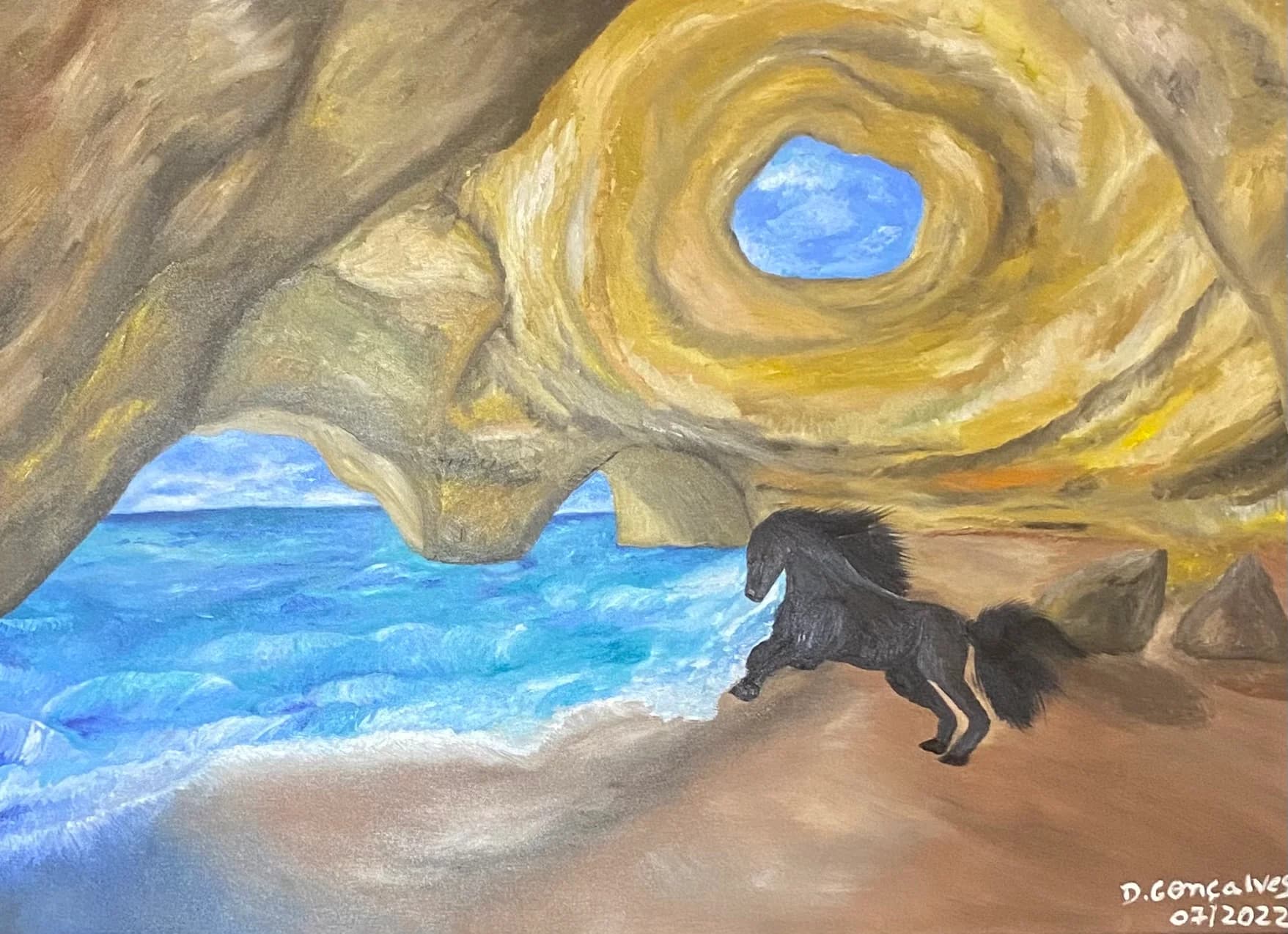 Horse in Benagil