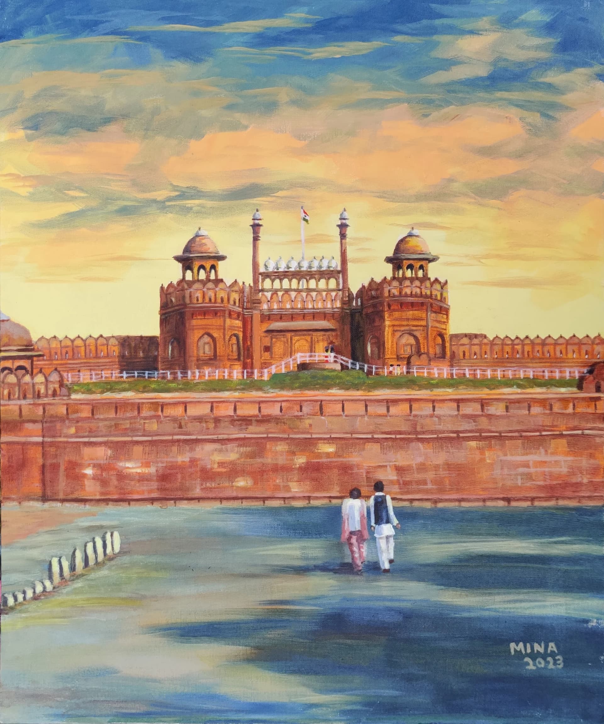 Sunset Walk - Red Fort